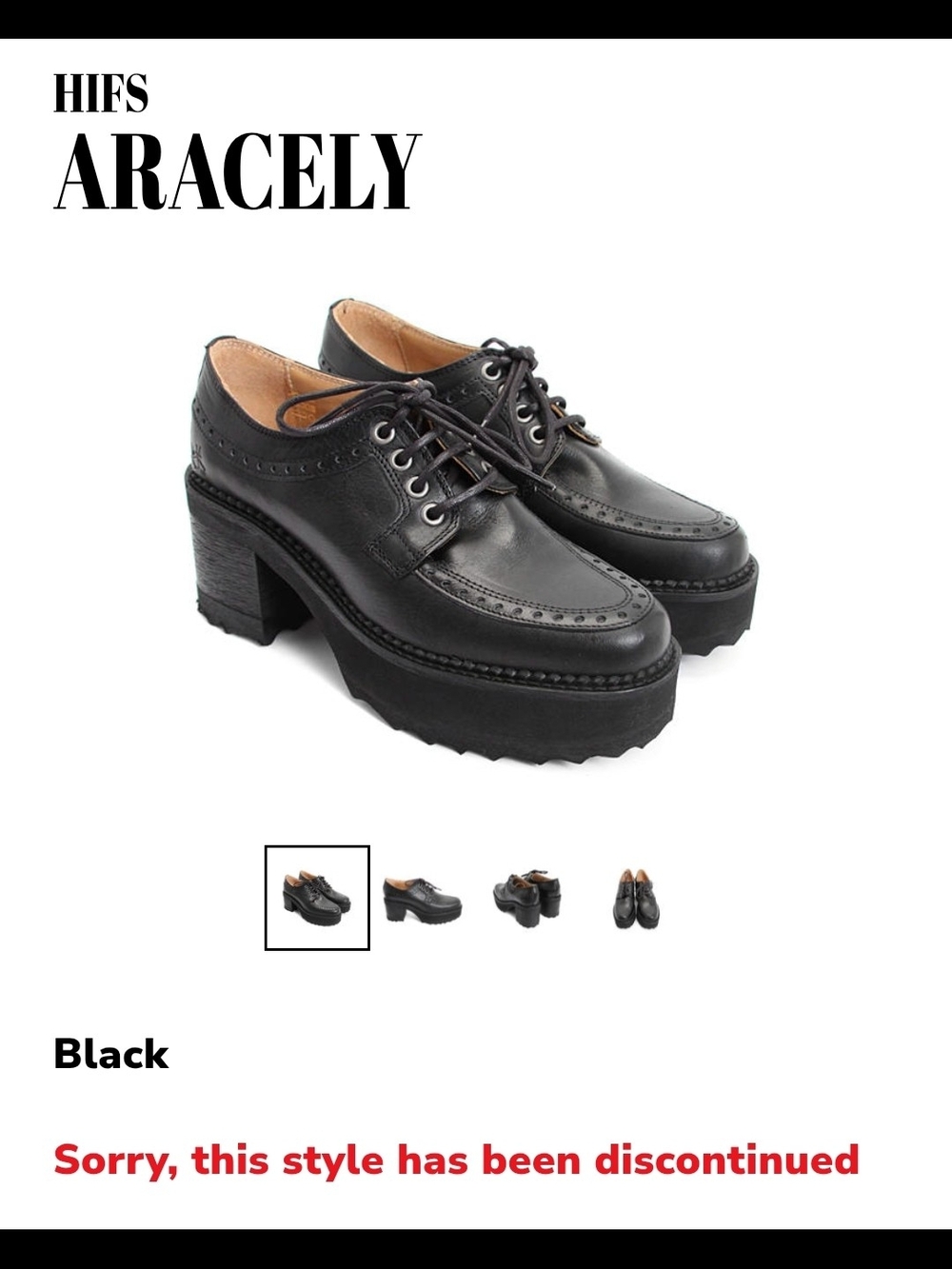 Fluevog HiF Aracely Platform Gibson